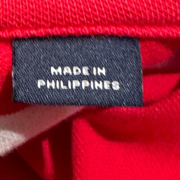 Daniel Cremieux Mens XXL Red and White Striped Polo Style Shirt NWT - Picture 6 of 9